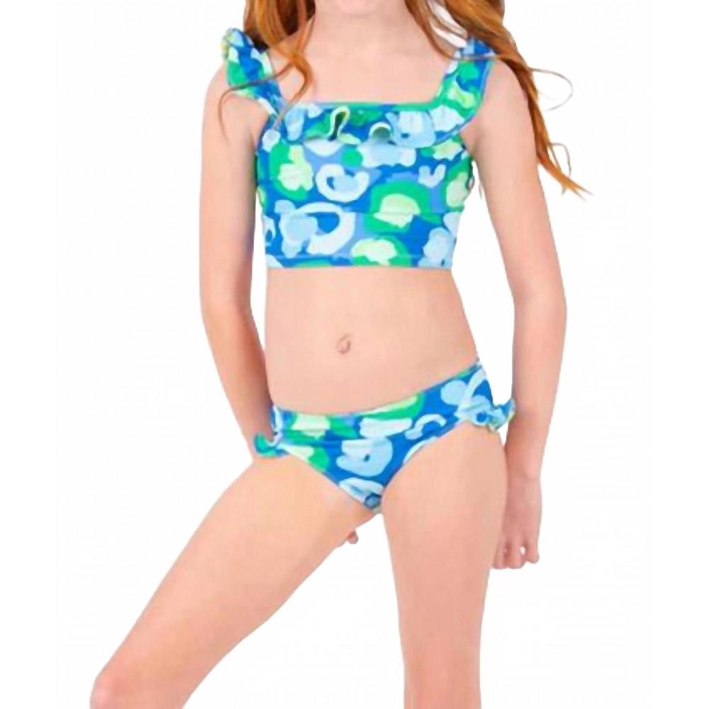 NEW EMILY MCCARTHY lil lola set in sea glass cheetah